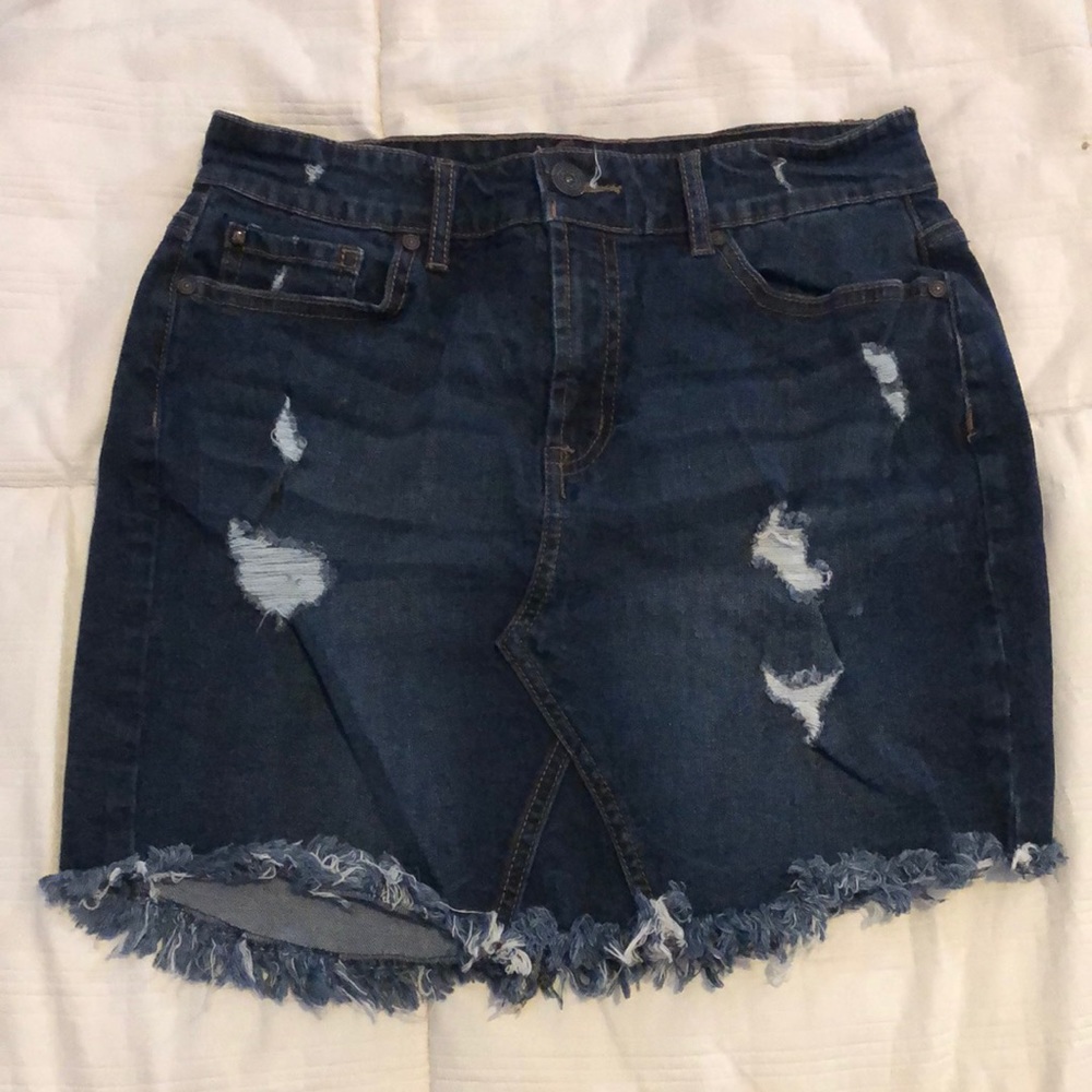 🌨denim mini skirt🌨